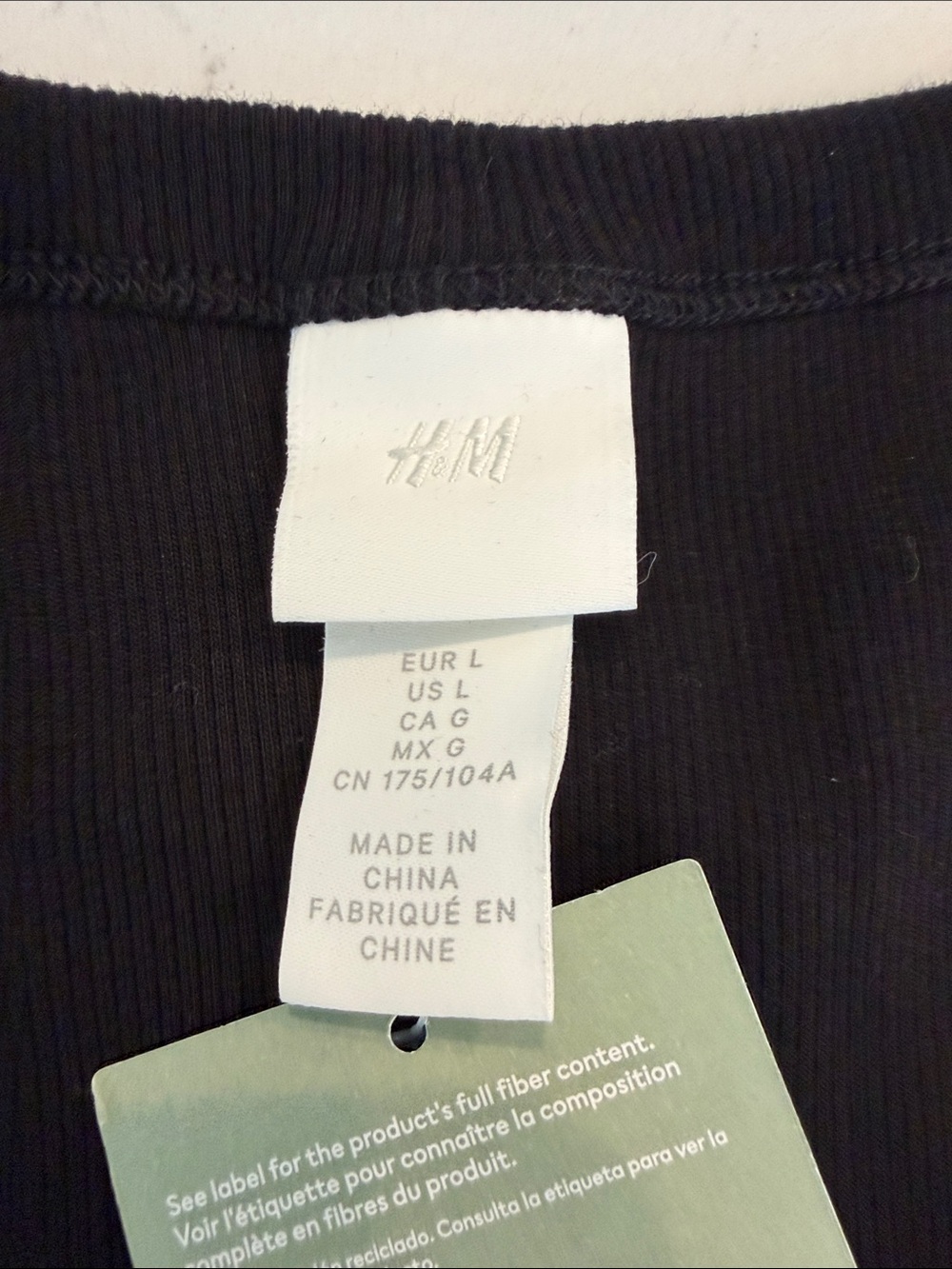 H&M Black Ribbed Tank Dress - Picture 5 of 5
